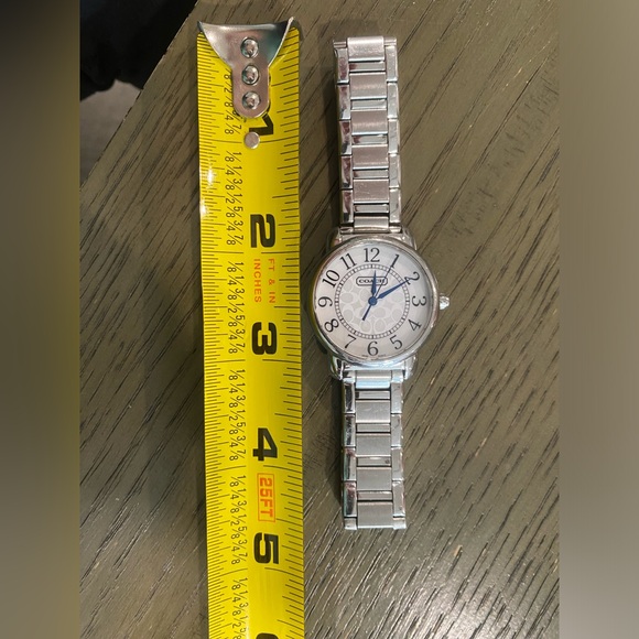 Coach - Ladies Large Coach Silvertone Bracelet Watch - Picture 4 of 5